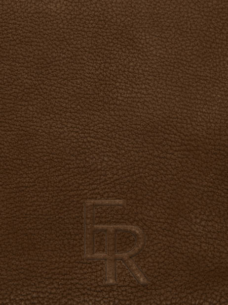 Porte-cartes Cuir Etrier Marron cavalier nubuck ECAN094M vue secondaire 3